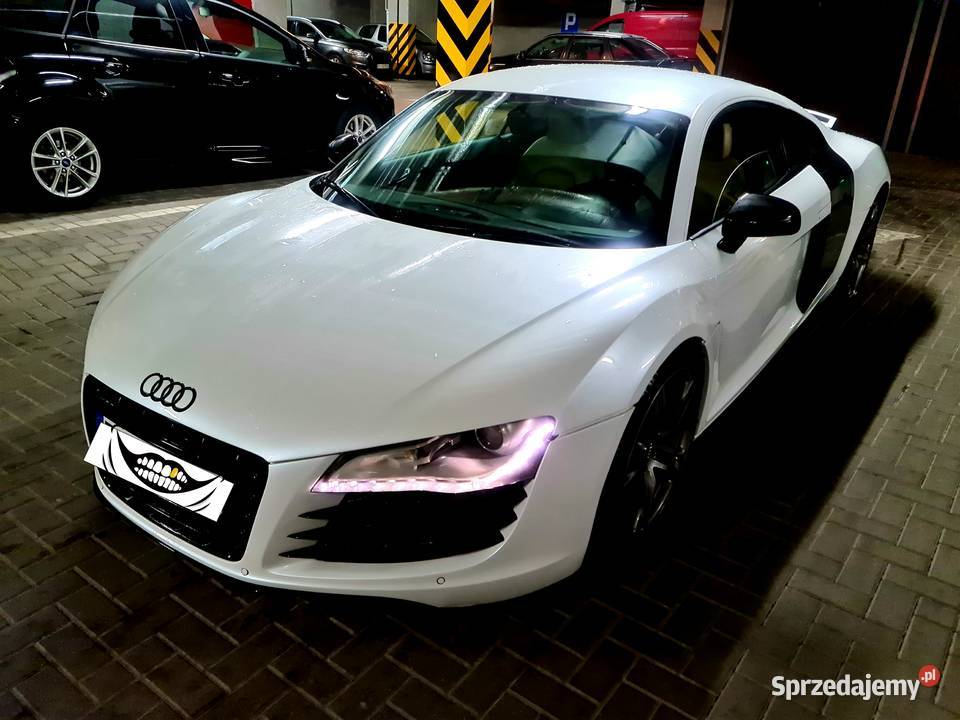 Audi R8 42 v8 Rtronic 4x4biala perła zamiana czujnik deszczu Wasilków