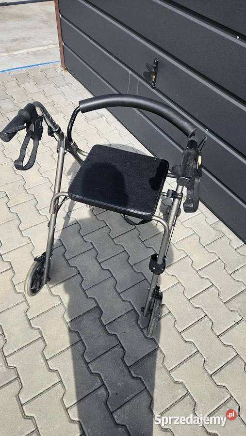 Chodzik starszych osób Aluminiowa podpórka opolskie Kędzierzyn-Koźle