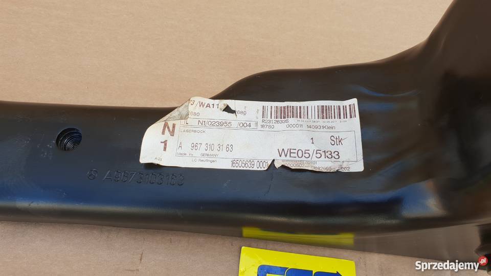 MERCEDES ATEGO ŁAPA PODSTAWA A 9673103163 lubuskie Bieleń sprzedam