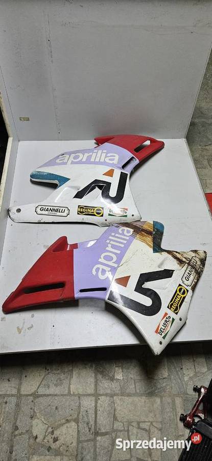 Aprilia af1 rs przód boki lewy prawy plastik Rybarzowice
