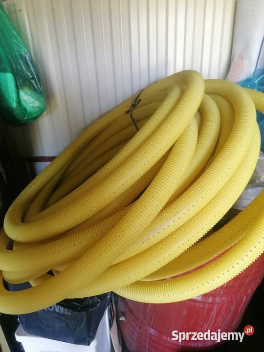 Rura drenarska PVC 100 mm z dziurami wloknina Radom