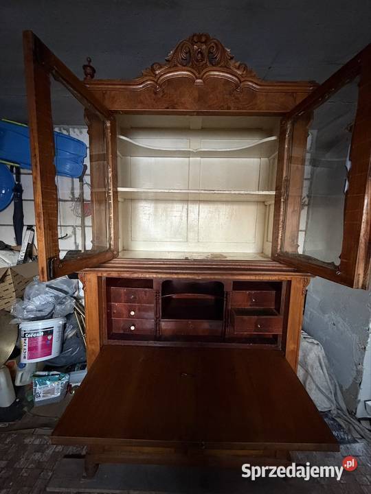 Kredens drewniany w stylu ludwikowskim do podlaskie Pomiany