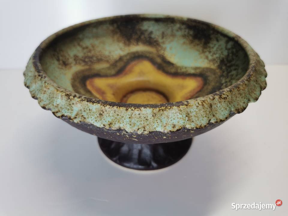 Patera na nodze ceramika lata 60 Porcelana i szkło Lublin