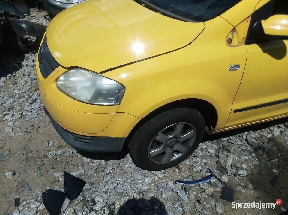 Zderzak Fox vw Fox żółty LY1C w kolor wielkopolskie Poniec