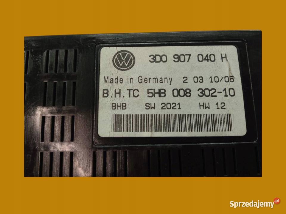 MODUŁ 3D0907040H 5HB00830210 Volkswagen Phaeton świętokrzyskie sprzedam