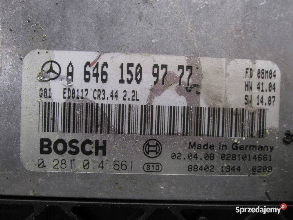 MERCEDES W203 22 CDI komputer sterownik silnika świętokrzyskie sprzedam