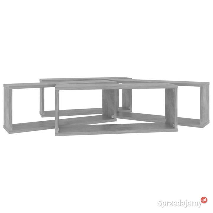 Półki ścienne kostki 4 szarość betonu 60x15x23 Warszawa
