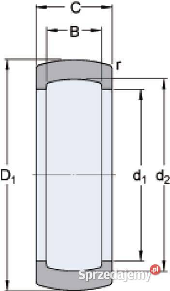 Pierścień gum łożyska wewn 7500RIS205 Kamionna