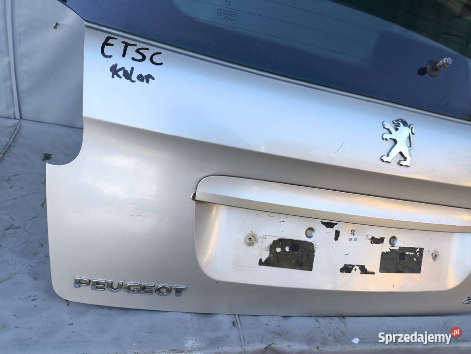 KLAPA BAGAŻNIKA PEUGEOT 207 SW KOMBI SZYBA osobowe Radom sprzedam