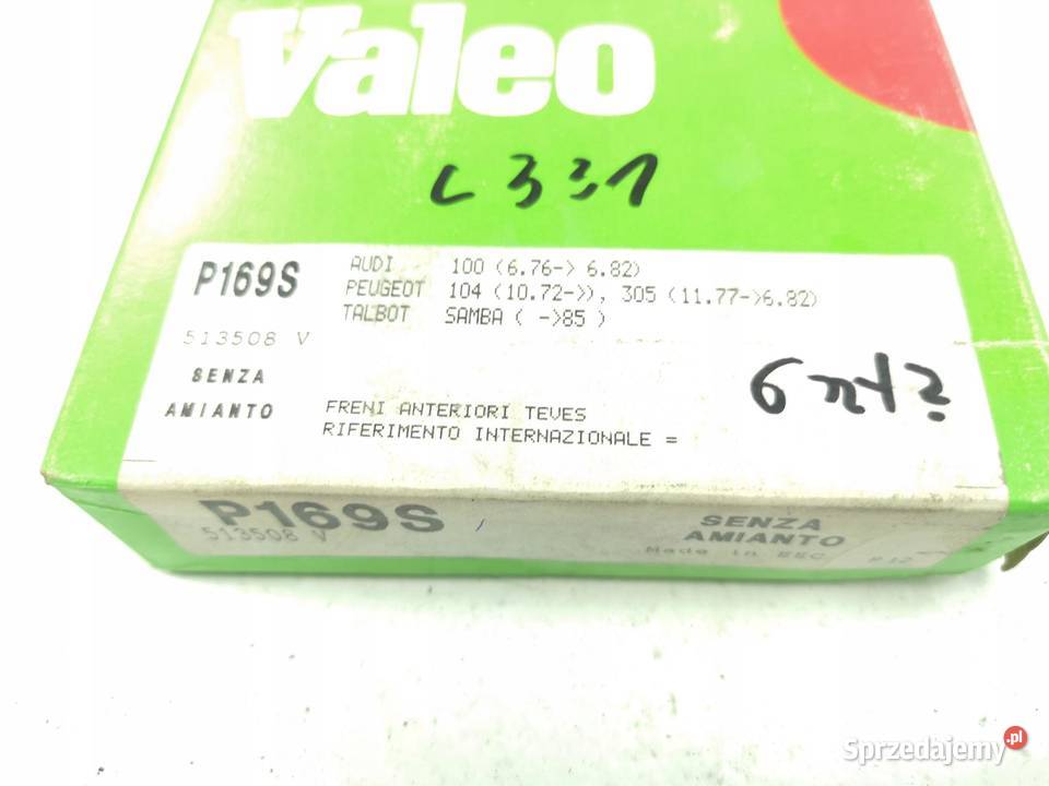 KLOCKI HAMULCOWE PRZÓD VALEO TALBO SAMBA SIMICA