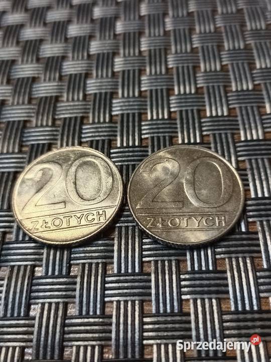 Sprzedam 20 zl 1989 i 20 zl 1990 okolomennicze lubelskie Chełm