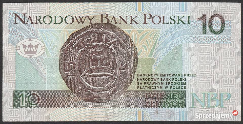 Polska 10 złotych 1994 stan bankowy UNC łódzkie Łódź sprzedam