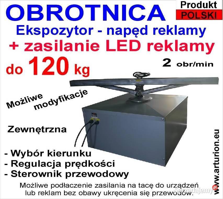 Podest Obrotowy Ekspozytor Napęd Reklam Warszawa