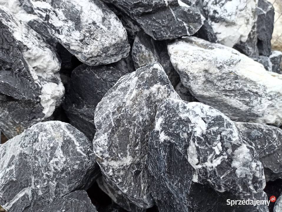 Kamień bryła Nero Venato Skała kamień ozdobny Oświęcim