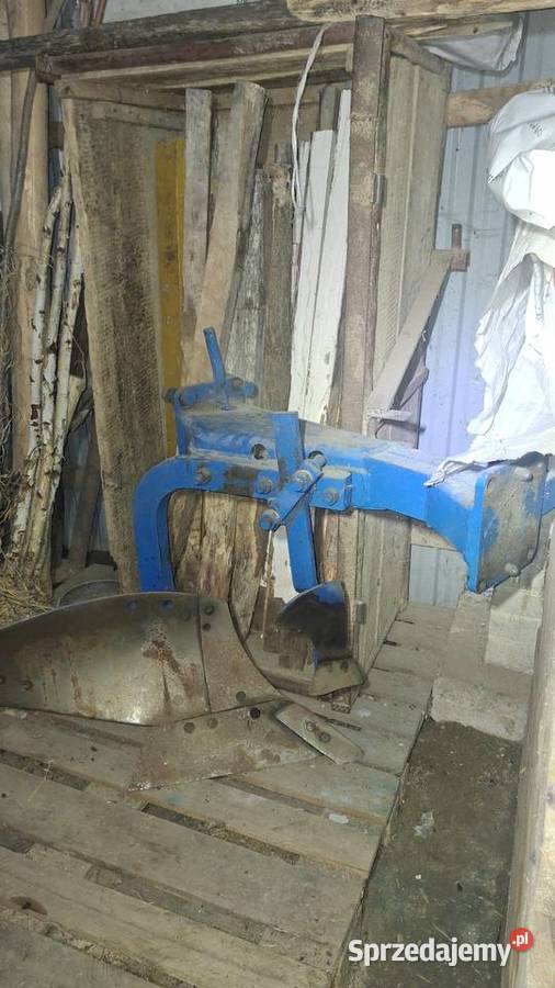 Pług rabe werk 4 skibowy z przedpłużkami 31 Janówka Wschodnia