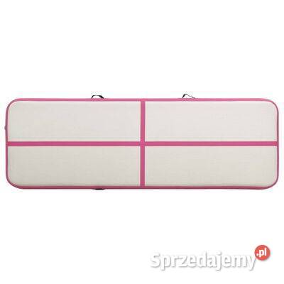 vidaXL Mata gimnastyczna z pompką 400x100x15 PVC Warszawa