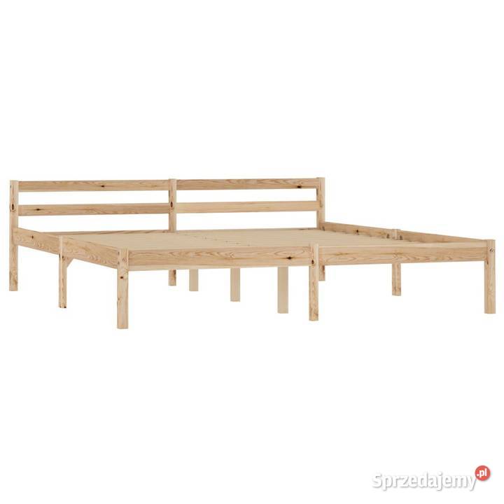 vidaXL Rama łóżka lite drewno sosnowe 160 x 200