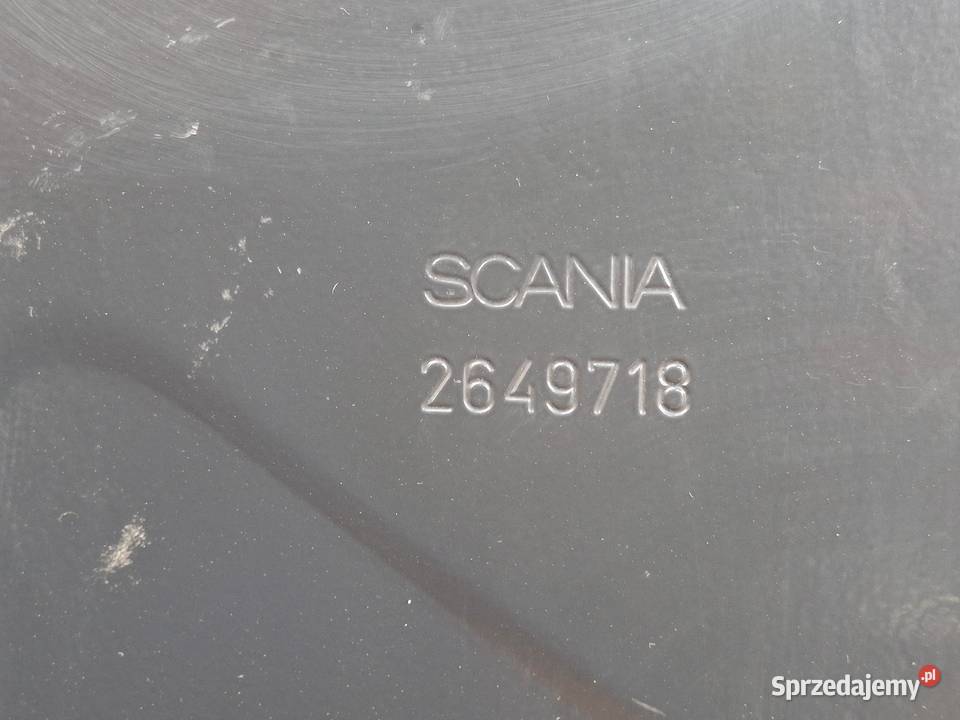SCANIA R S NGS STOPNICA PRAWA BLACHA STELAŻ Bieleń