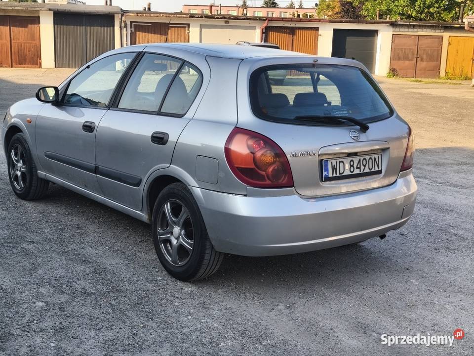 Nissan Almera 18 benzyna sprawna klimatyzacja Łuków