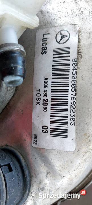 Serwo servo pompa Mercedes w168 A klasa pompy hamulcowe Układ hamulcowy Szczecin sprzedam