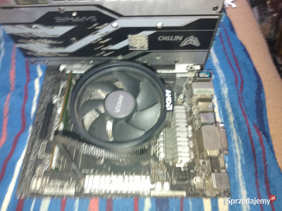 Komputer Płyta Asrock Ab350 Pro 4 Ryzen 1600 Toruń