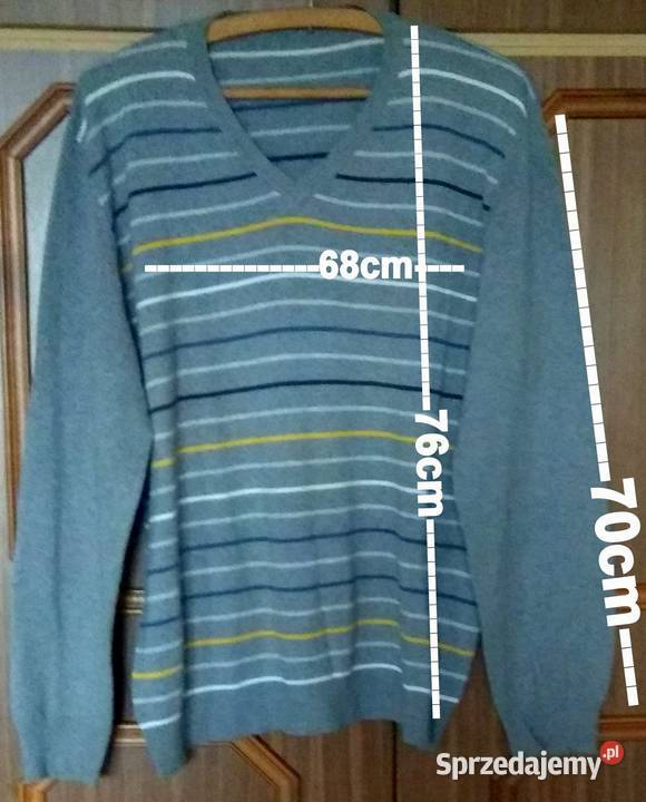 Sweter męski Van Vaan Rozmiar XL Bawełna 100 zachodniopomorskie Chojna