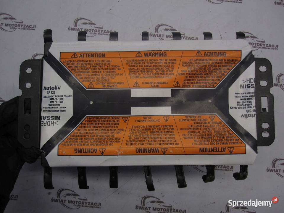 NISSAN QASHQAI I LIFT 12r AIRBAG poduszka Kielce