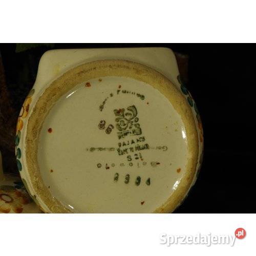 Bolesławiec ceramiczny pojemnik kuchenny ścienny sprzedam
