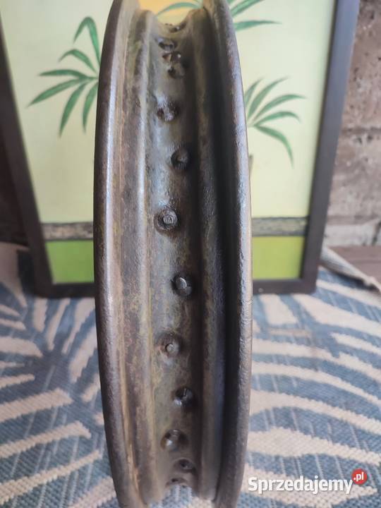 Stare koło motocyklowe 19 Motoryzacja Dulcza Wielka sprzedam