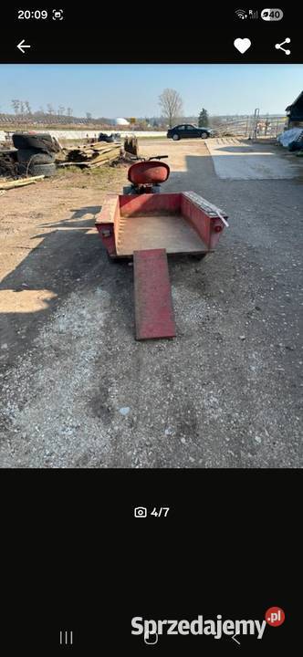 Traktorek z przyvzepka Dom i Ogród Sosnowica