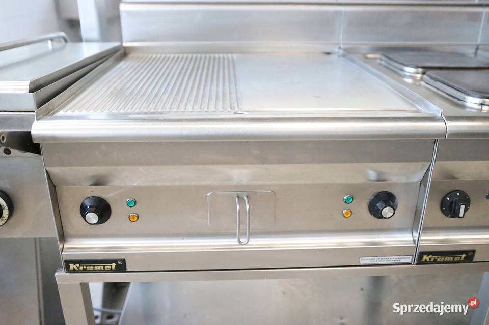 Płyta grillowa elektryczna 12 gładka i 12