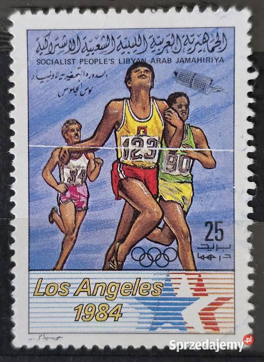 Kolekcja znaczków dwa klasery Olimpiada 84 Busko-Zdrój