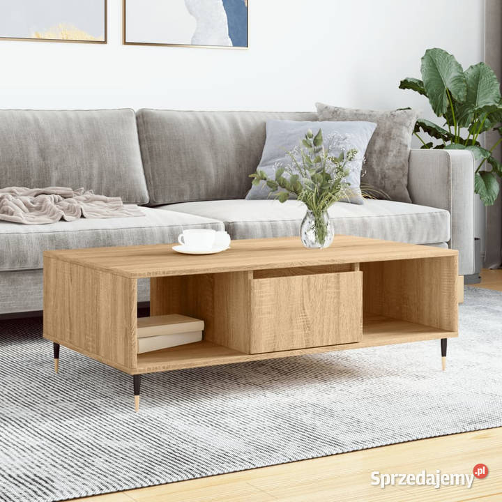 Stolik kawowy dąb sonoma 104x60x35 WM827079 mazowieckie
