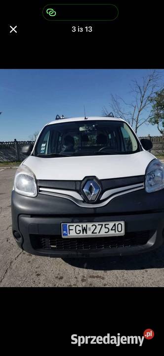 Renault Kangoo 2018 manualna Kangoo Witnica