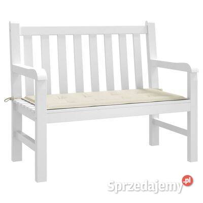 vidaXL Poduszka na ławkę ogrodową kremowa Warszawa