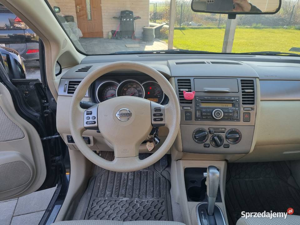 Nissan Tiida Versa 18 LPG Automat 120 przebiegu Rok produkcji 2008 podkarpackie Rzeszów