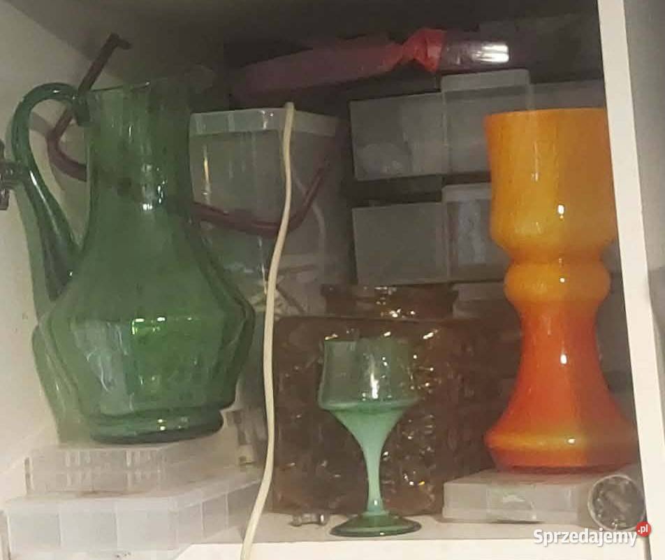 Sprzedam szkło kolorowe lampe Ząbkowice Złotoryja