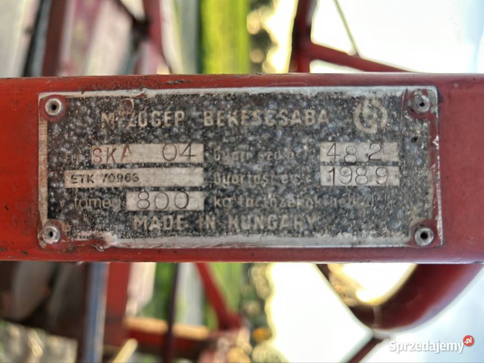 Heder przystawka 4 rzędowa do kukurydzy Rypin