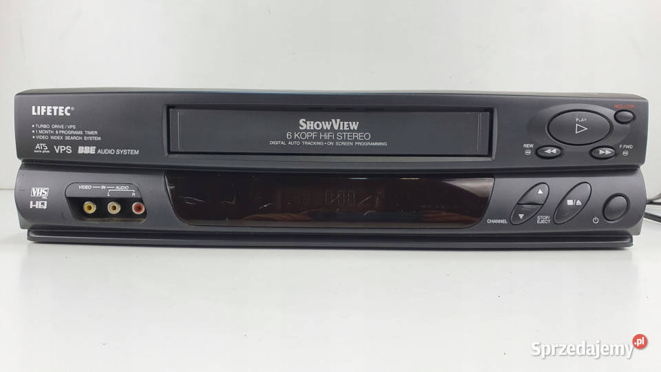 Video magnetowid Lifetec LT9025 6 head VHS
