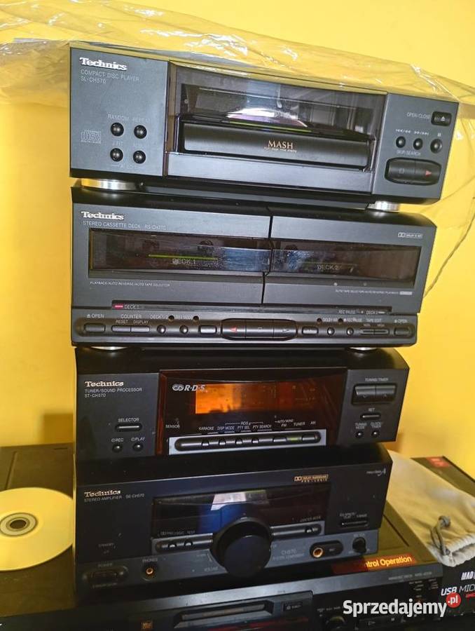 Mała wieża Technics sech570 opolskie Grodków sprzedam