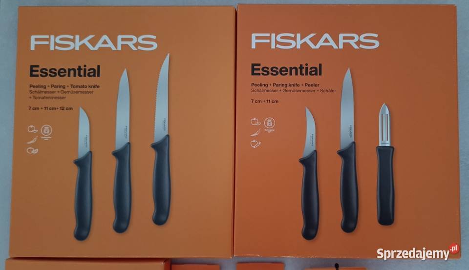 FISKARS zestaw noże nożyczki ostrzałka Ełk