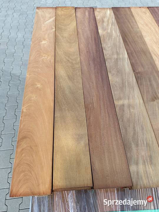 Deska Tarasowa Garapa Gładka egzotyczna 21x145mm Deski tarasowe dolnośląskie Prusice