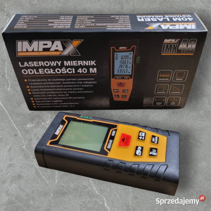 Laserowy miernik ogległości 40M IMPAX IMX40 podkarpackie Rzeszów
