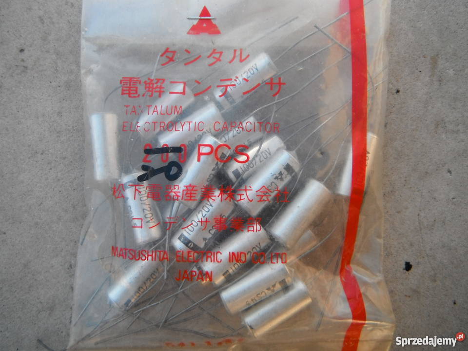 CS45 10020V Matsushita Japan tantalum capacitor Chlewiska