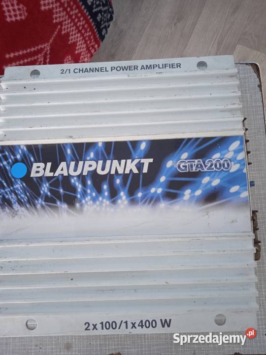 Wzmacniacz Blaupunkt GTA 200 2x100 1x400W okazja Ozorków