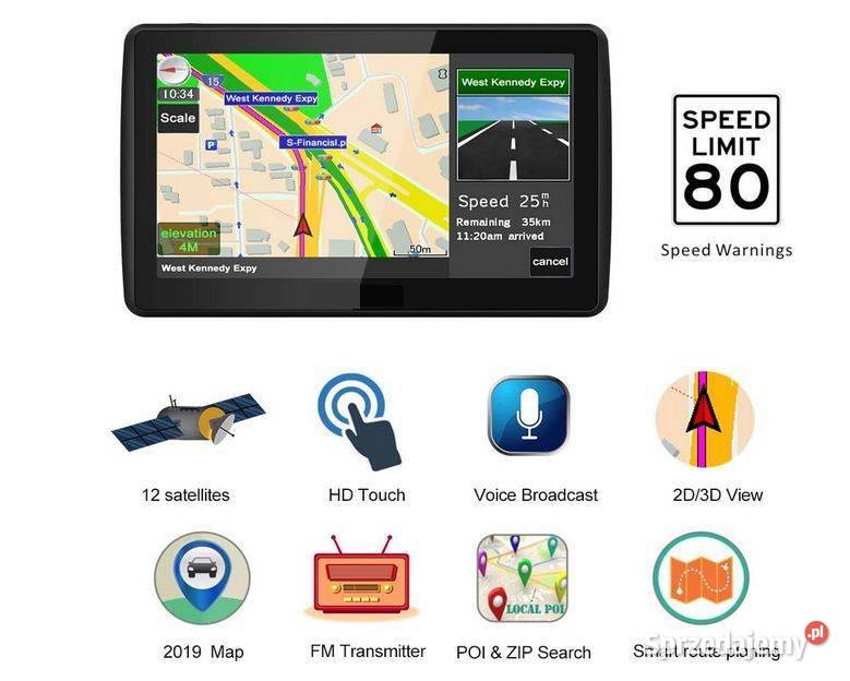 GPS Navigation 7 cal mapy Igo Primo Truck Q2 Bydgoszcz