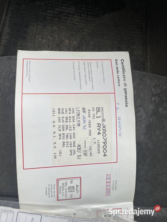 Audi A3 19 TDI 110 2 właściciel klimatronik w Ruda Maleniecka