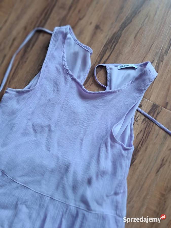 liliowa sukienka na podszewce cropp rozmiar XS Rozmiar 34(XS) Sandomierz