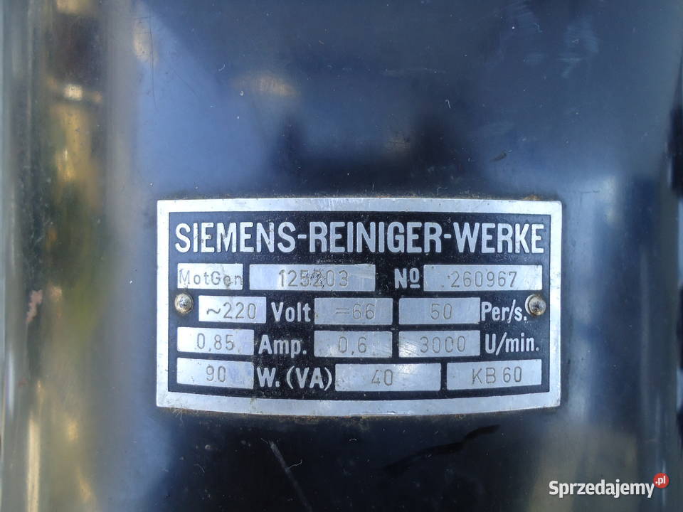 Zabytkowy Pantostat Siemens z lat 30tych Nowy Sącz