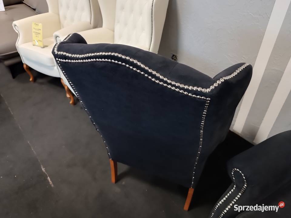 Nowy Fotel PREZESA Uszak Tkanina Zmywalna Olesno sprzedam